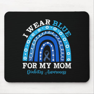 Mousepad Eu Visto Azul Para A Minha Mãe T1d Tipo 1 Diabetes