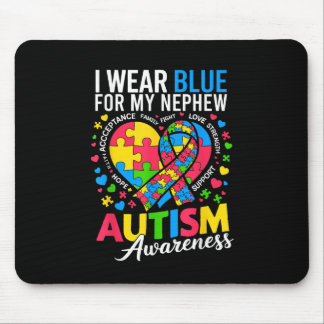 Mousepad Eu Visto Azul Para Minha Consciência Do Autismo Do