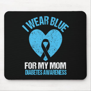 Mousepad Eu Visto Azul Para Minha Mãe Sensibilizar Crianças