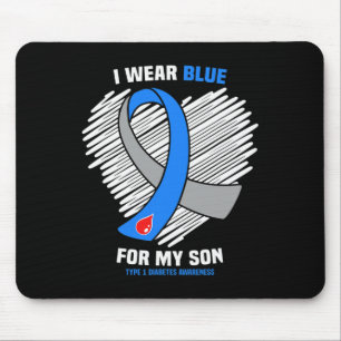 Mousepad Eu Visto Azul Para O Meu Filho Sensibilização Para