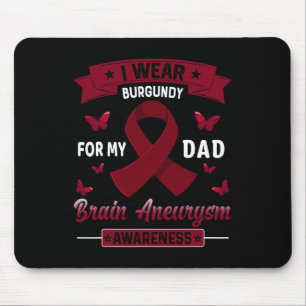 Mousepad Eu Visto Burgundy Para O Meu Pai Awarenismo Do Cér