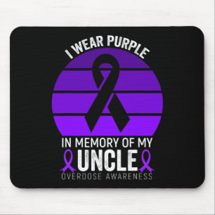 Mousepad Eu Visto Camisa De Sensibilização Para Sobredosage