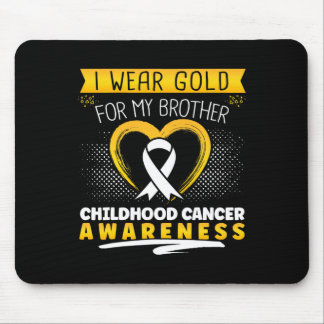 Mousepad Eu Visto Dourado Para O Cancer De Infância Do Meu 