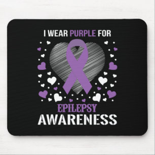Mousepad Eu Visto Fita do Defensor da Consciência da Epilep