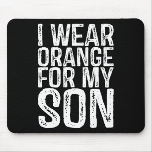 Mousepad Eu Visto Laranja Para A Consciência Da Leucemia Do