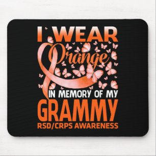Mousepad Eu Visto Laranja Para A Minha Consciência RSD CRPS