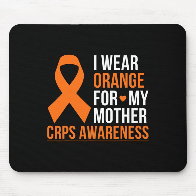 Mousepad Eu Visto Laranja Para Minha Mãe RSD Mon De Consciê (Frente)