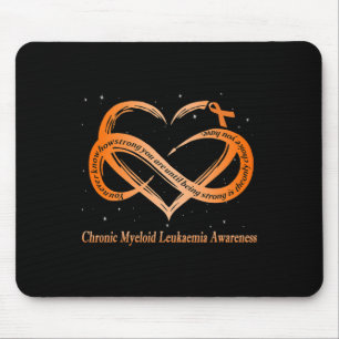 Mousepad Eu Visto Laranja Para O Guerreiro Da Leucemia Miel