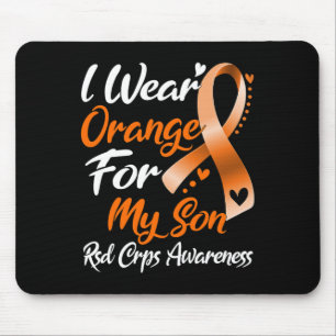 Mousepad Eu Visto Laranja Para O Meu Filho Sd Crps Consciên