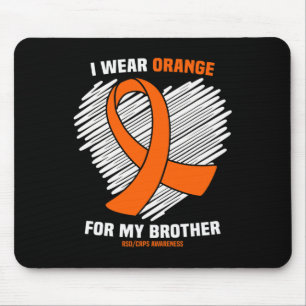 Mousepad Eu Visto Laranja Para O Meu Irmão Rsdcrps Consciên