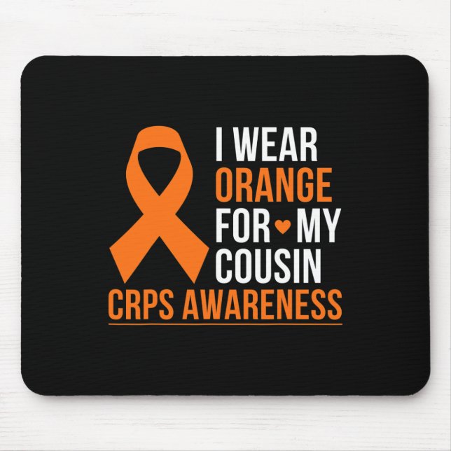 Mousepad Eu Visto Laranja Para O Meu Primo RSD. (Frente)