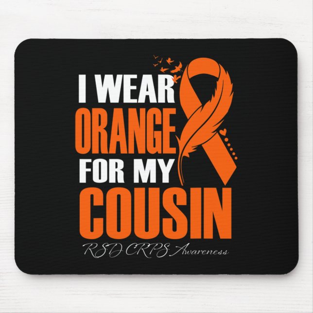 Mousepad Eu Visto Laranja Para O Meu Primo Rsd Crps Sensibi (Frente)