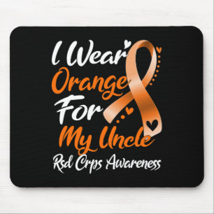 Mousepad Eu Visto Laranja Para O Meu Tio Rsd Crps Consciênc
