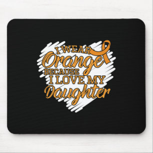 Mousepad Eu Visto Laranja Porque Eu Amo Minha Filha De Leuc