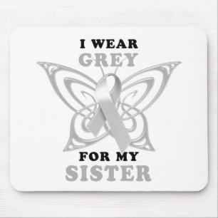 Mousepad Eu visto o cinza para minha irmã
