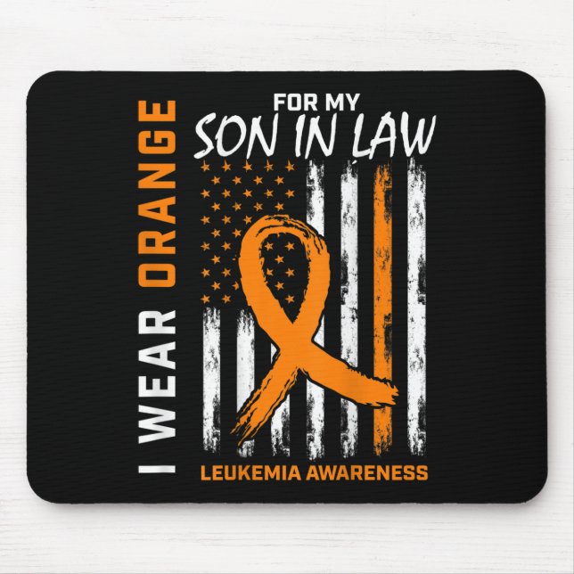 Mousepad Eu Visto O Filho Laranja Na Lealdade De Lealdade A (Frente)