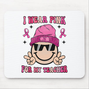 Mousepad Eu Visto Rosa Para A Consciência Do Cancer Da Mama