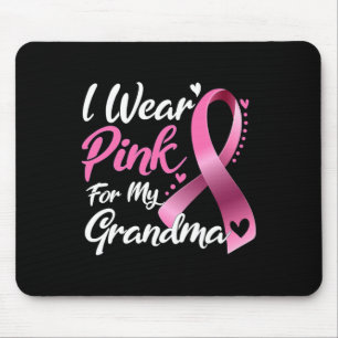 Mousepad Eu Visto Rosa Para A Consciência Do Cancer Da Minh
