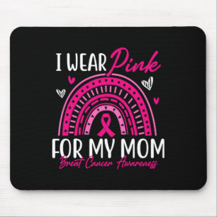 Mousepad Eu Visto Rosa Para A Minha Mãe Fita Fita Cor-De-Fi