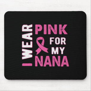 Mousepad Eu Visto Rosa para a Sensibilização do Cancer de M