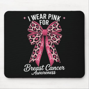 Mousepad Eu Visto Rosa Para Consciência Do Cancer Da Mama _