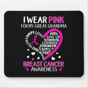 Mousepad Eu Visto Rosa Para O Cancer Da Minha Avó Excelente