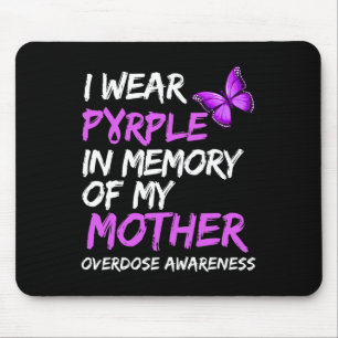 Mousepad Eu Visto Roxo Em Memória Da Sobredosagem Da Minha 