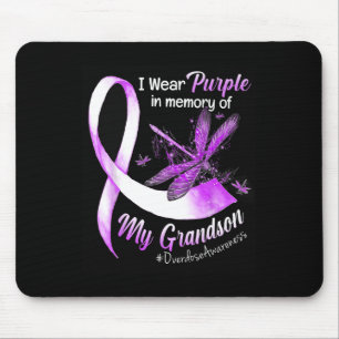 Mousepad Eu Visto Roxo Em Memória Da Sobredosagem Do Meu Av