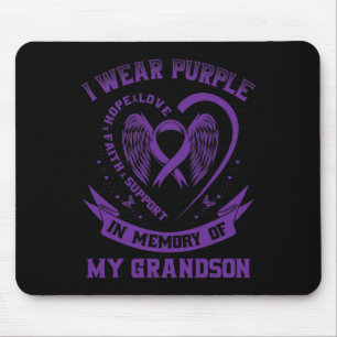 Mousepad Eu Visto Roxo Em Memória Do Meu Avô Epilepsia Aw