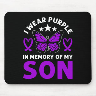 Mousepad Eu Visto Roxo Em Memória Do Meu Tio Sobredosagem