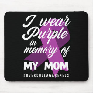 Mousepad Eu Visto Roxo Na Memória Para A Sobredosagem Da Mi