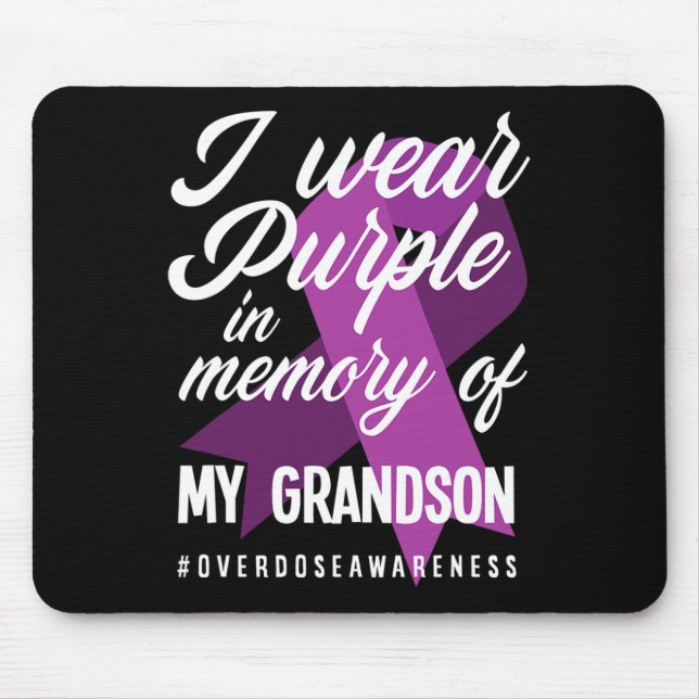 Mousepad Eu Visto Roxo Na Memória Pela Sobredosagem De Meu  (Frente)