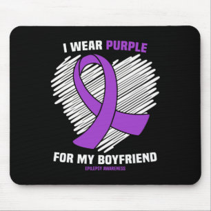 Mousepad Eu Visto Roxo Para A Minha Consciência Da Epilepsi