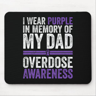 Mousepad Eu Visto Roxo Para A Minha Consciência Da Sobredos