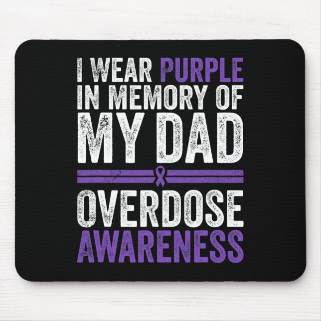 Mousepad Eu Visto Roxo Para A Minha Consciência Da Sobredos (Frente)