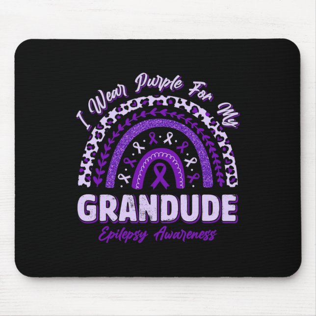 Mousepad Eu Visto Roxo Para A Minha Consciência Epilepsia D (Frente)