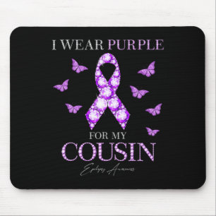 Mousepad Eu Visto Roxo Para A Minha Lua De Consciência Da E