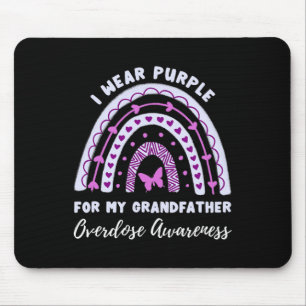 Mousepad Eu Visto Roxo Para A Minha Vovó Sensibilizar