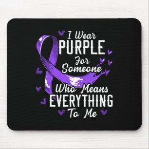 Mousepad Eu Visto Roxo Para Alguém Que Quer Dizer Tudo Para