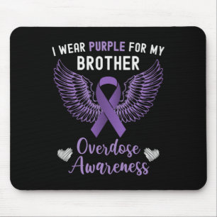 Mousepad Eu Visto Roxo Para Meu Irmão Em Sobredosagem De Me
