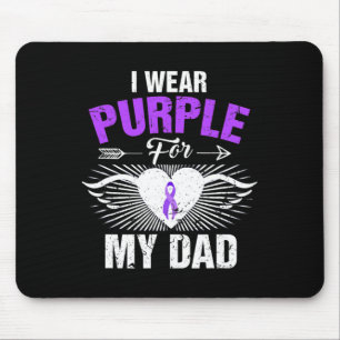 Mousepad Eu Visto Roxo Para Meu Pai Epilepsia Sensibilizaçã