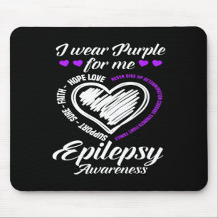 Mousepad Eu Visto Roxo Para Mim Guerreiro Combatendo Epilep
