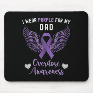 Mousepad Eu Visto Roxo Para Minha Consciência Da Sobredosag