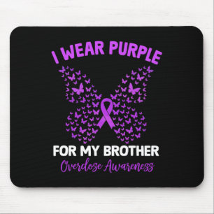 Mousepad Eu Visto Roxo Para Minha Consciência Irmão Sobre S