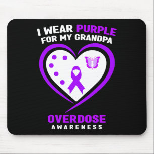 Mousepad Eu Visto Roxo Para Minha Consciência Sobre Sobredo