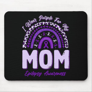 Mousepad Eu Visto Roxo Para Minha Mãe Consciência Epilepsia