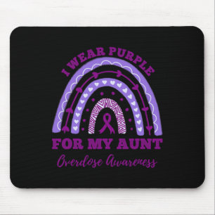 Mousepad Eu Visto Roxo Para Minha Tia Sensibilização Para A
