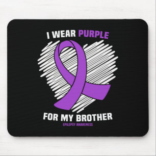 Mousepad Eu Visto Roxo Para O Meu Irmão Sensibilizar A Epil