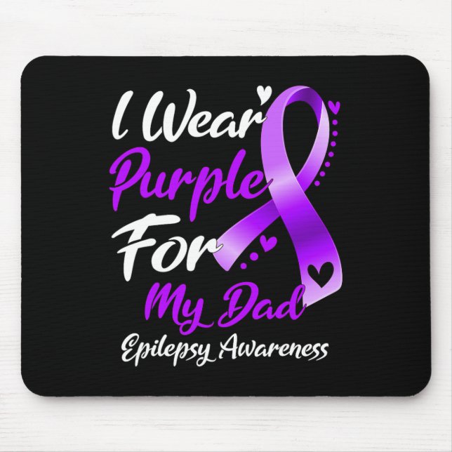 Mousepad Eu Visto Roxo Para Os Meus Presentes De Consciênci (Frente)
