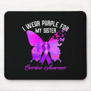 Mousepad Eu Visto Roxo Pela Consciência Da Sobredosagem Da
